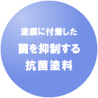 塗膜に付着した菌を抑制する抗菌塗料