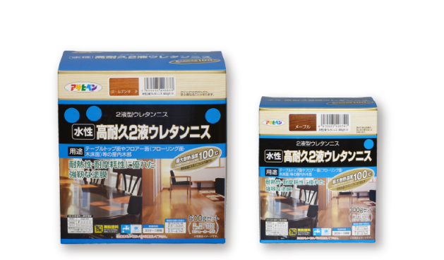 水性高耐久2液ウレタンニス